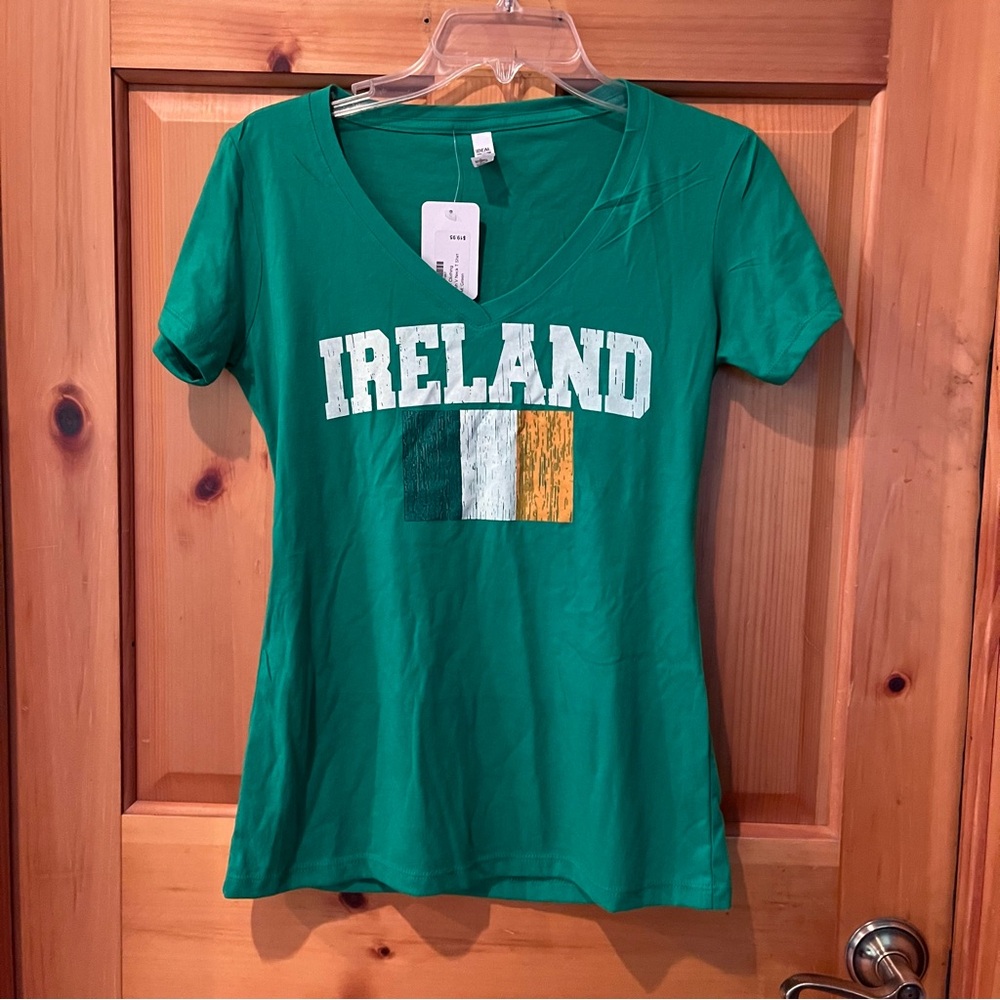 New Ireland green tee shirt